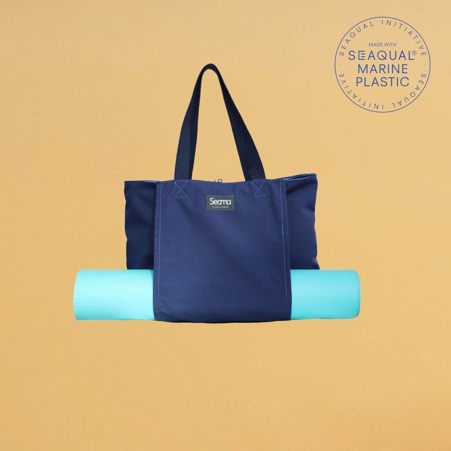 Sac de Yoga - BLEU - durable - Polyester recyclé