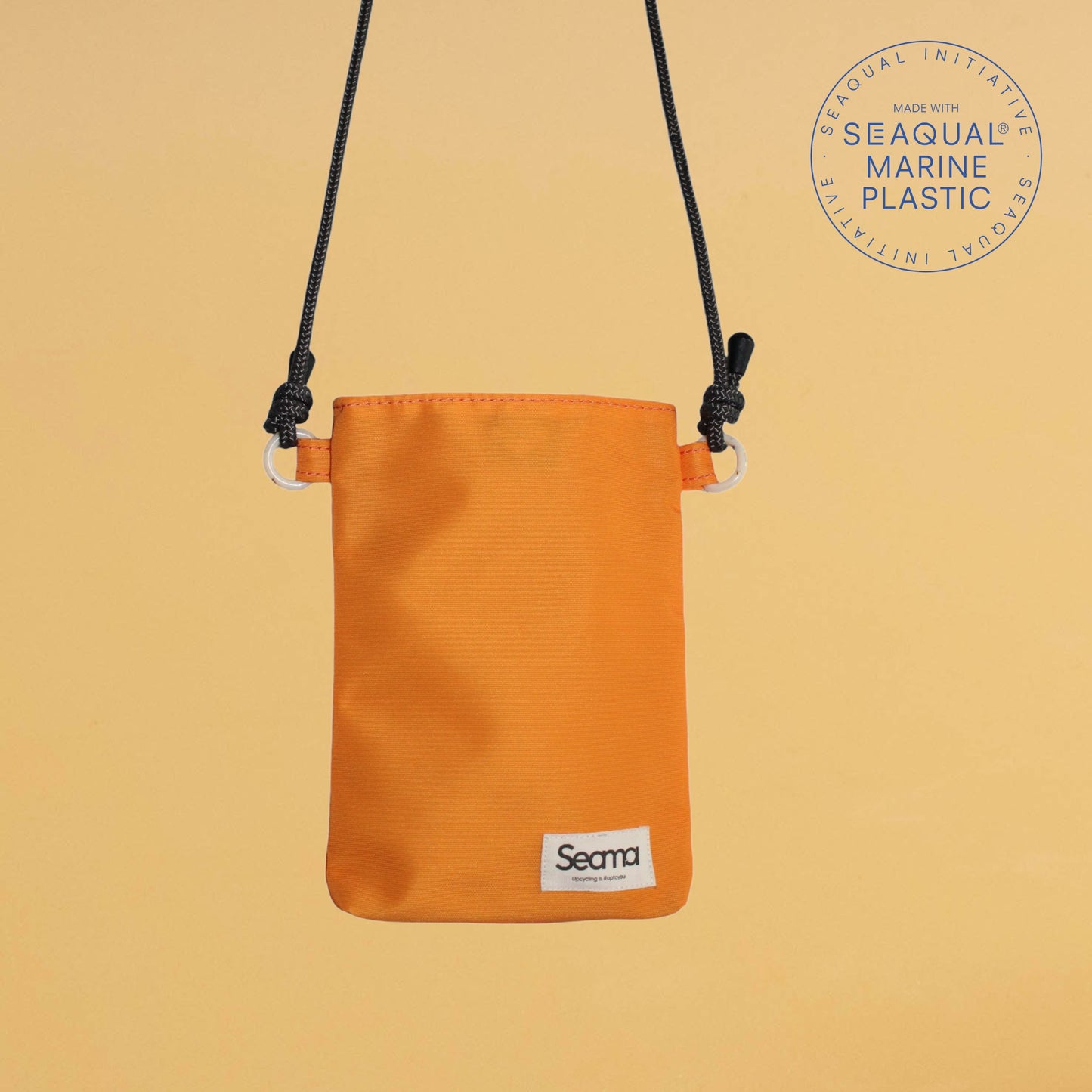 Pochette pour téléphone - ORANGE - Polyester recyclé