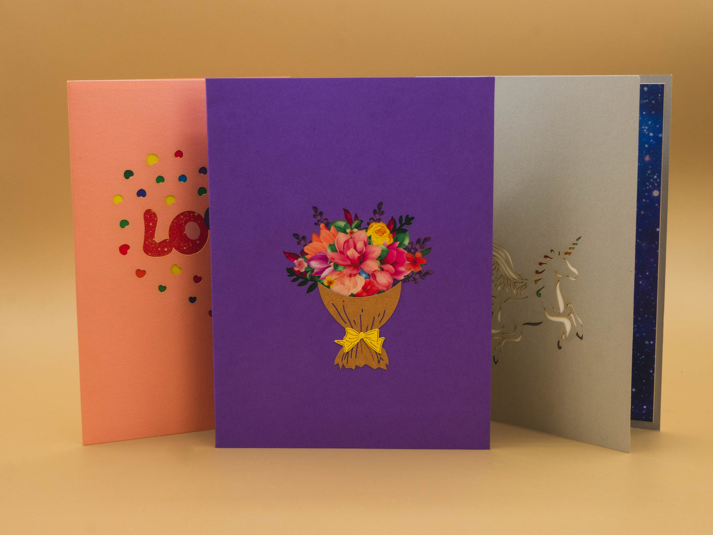 3D Pop-Up Card - Flowers