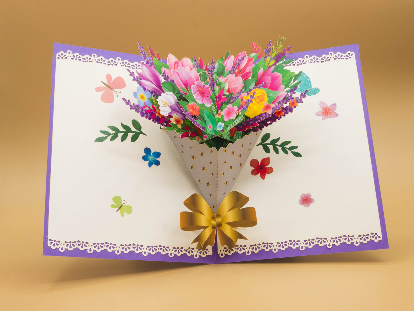 3D Pop-Up Card - Flowers