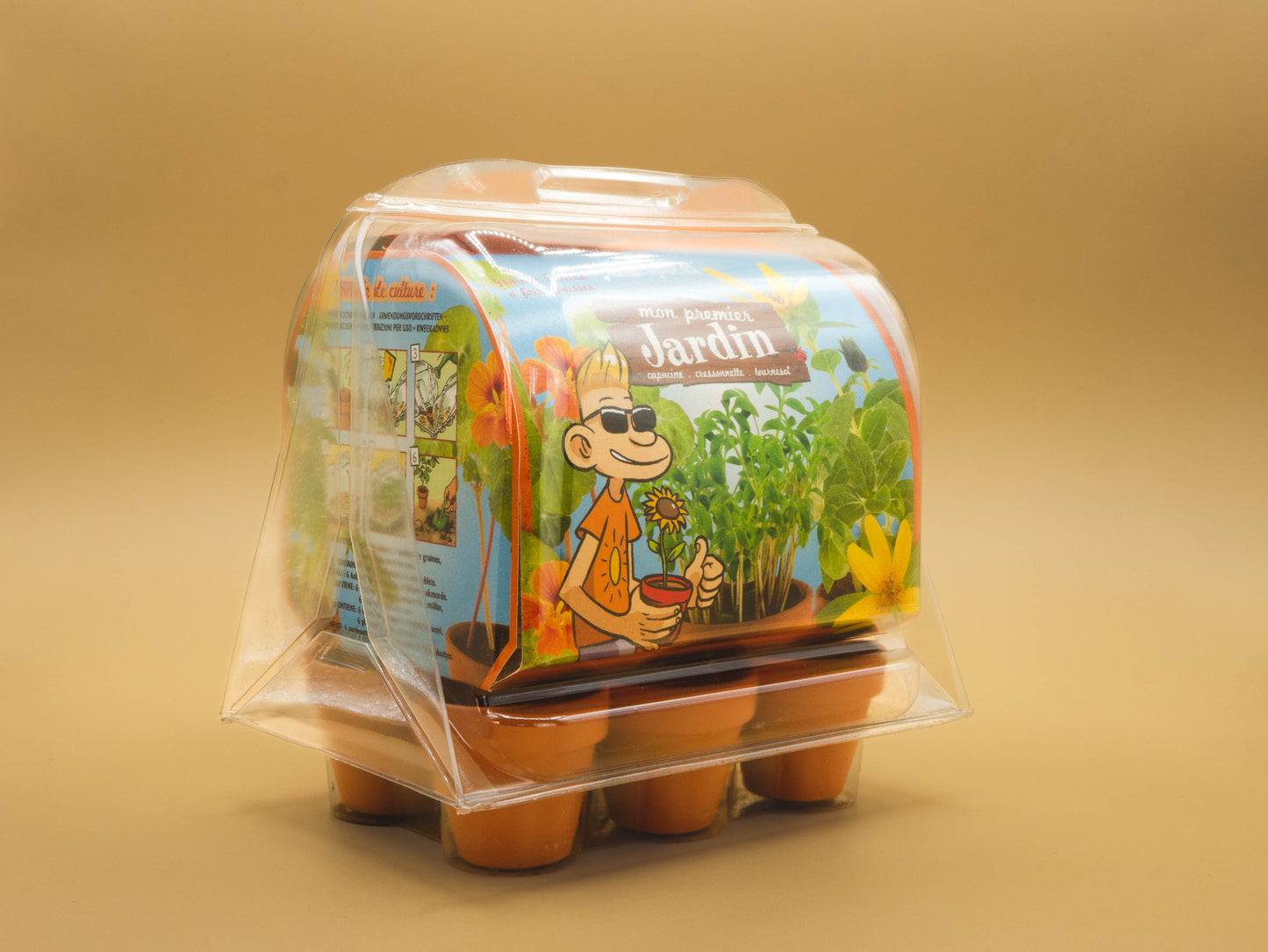 My First Garden - Nasturtium, Cress and Sunflower