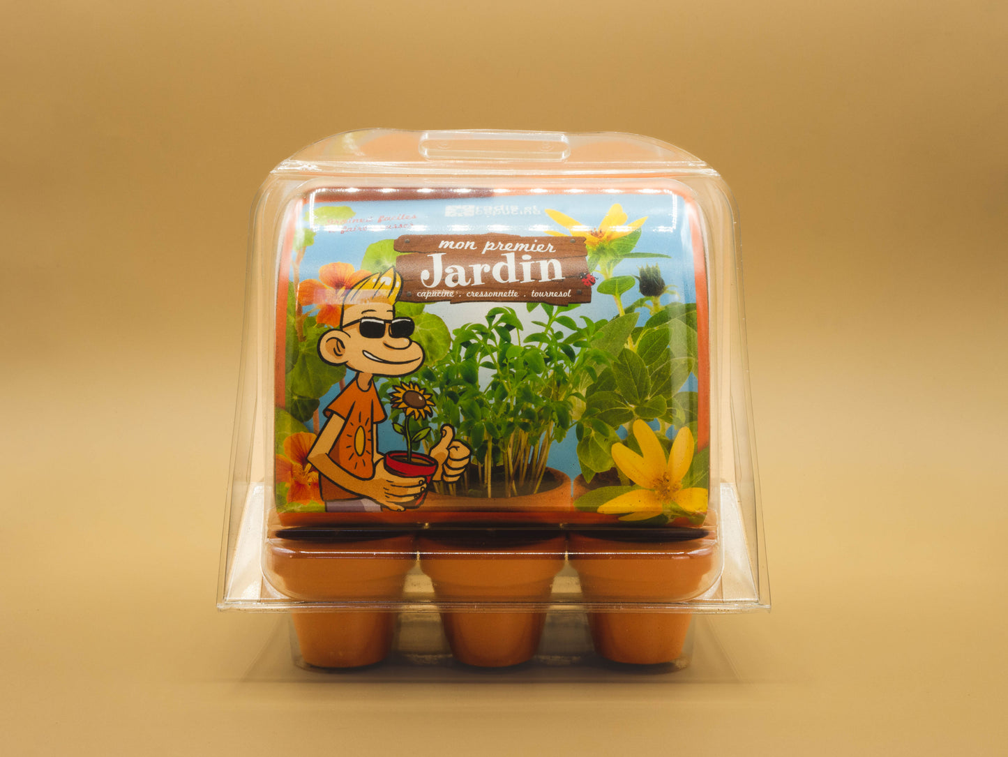 My First Garden - Nasturtium, Cress and Sunflower