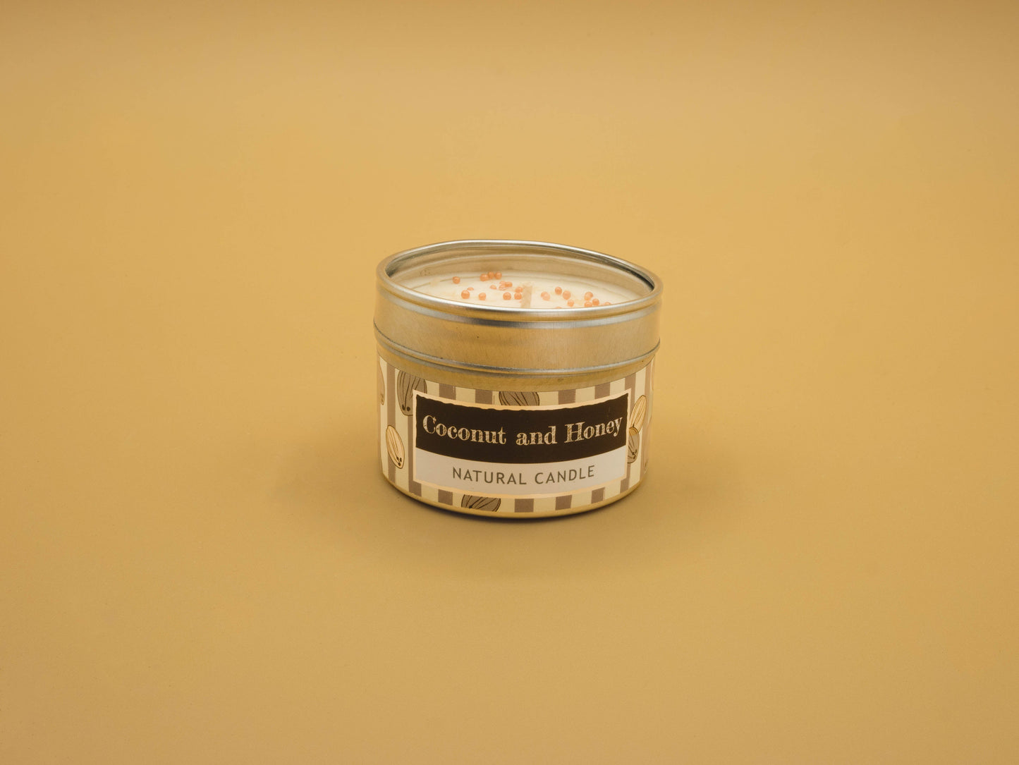 Bougie artisanale avec Sprinkles - Coconut & Honey