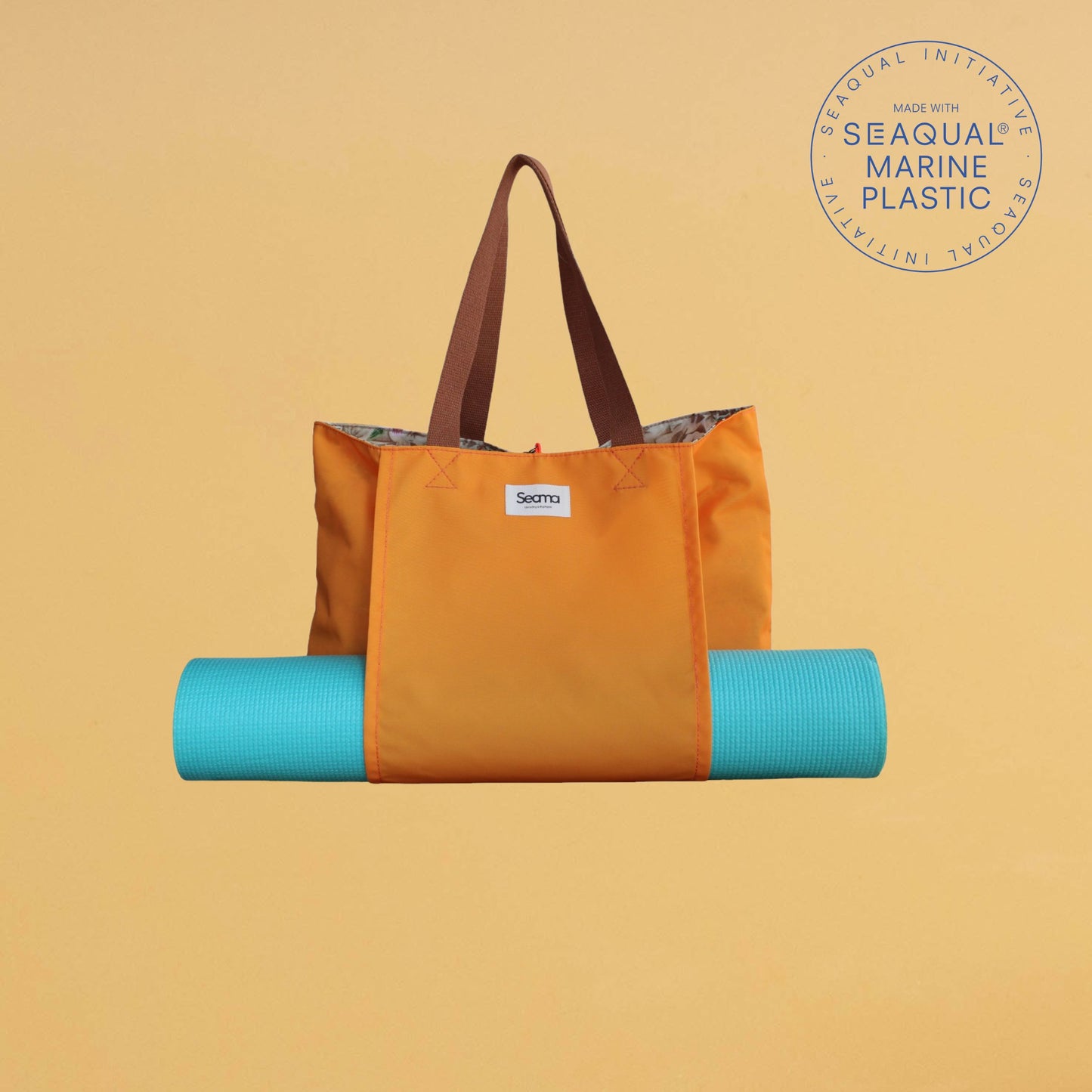 Yoga Bag - ORANGE - sustainable- recycled PET