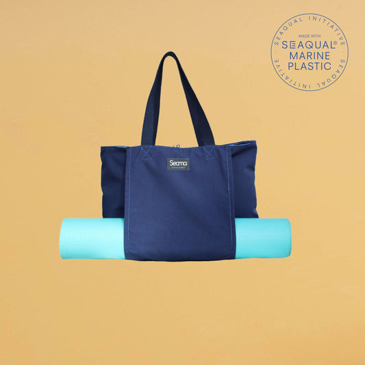 Sac de Yoga - BLEU - durable - Polyester recyclé