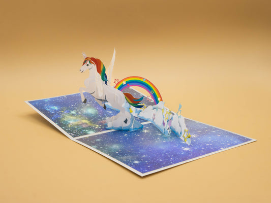 3D Pop-Up Card - Unicorn