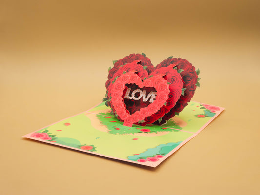 3D Pop-Up Card - Love