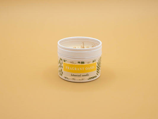 Candela in Lattina con Praline colorate - Fragrant Oasis