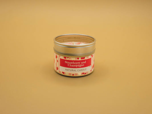 Sprinkle Tin Candle - Strawberry & Champagne